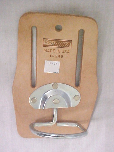 Steel & Leather Swivel Hammer & Hatchet Holder Loop