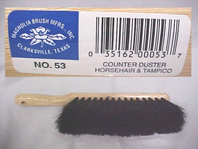 13-1/2" Magnolia Brush Masonry Cleaning Beaver-Tail Counter Duster