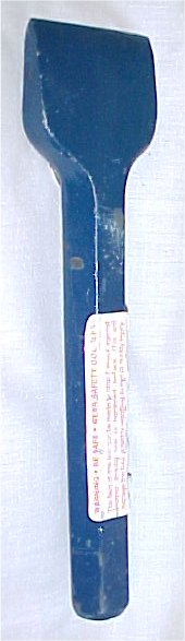 7/8" x 2"  Kraft Tool Co. Steel Masonry Hand Stone Tracer Chisel