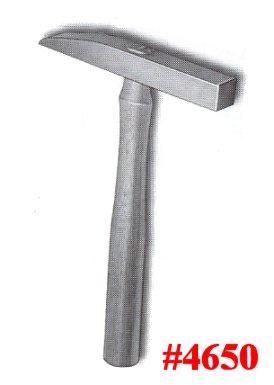 2 Lb. Kraft 7/8" Wide Carbide Tipped Brick/Stone Hammer