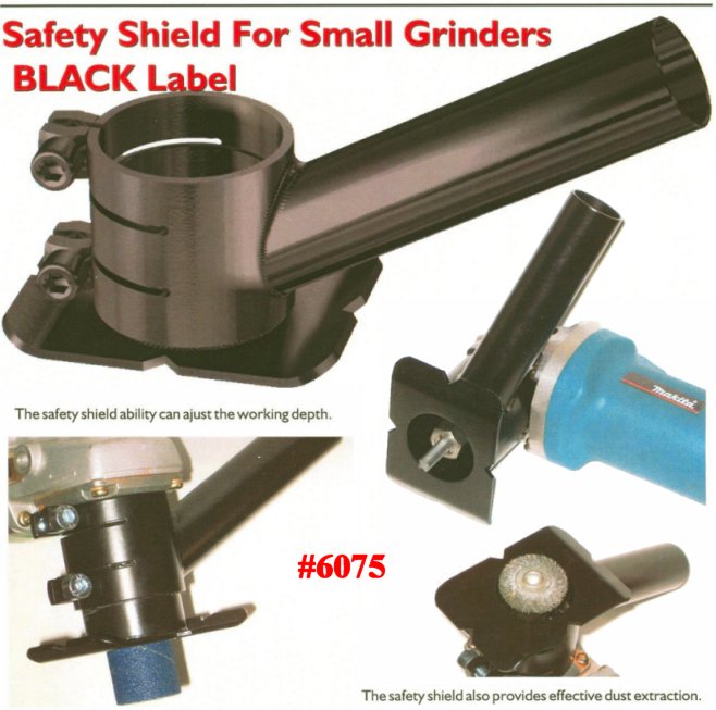 Depth Adjusting Small Angle Grinder & Router Safety Shield