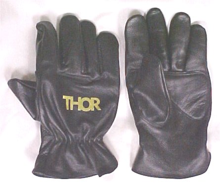 THOR Black Lable Leather Anti-Vibration Working Gloves