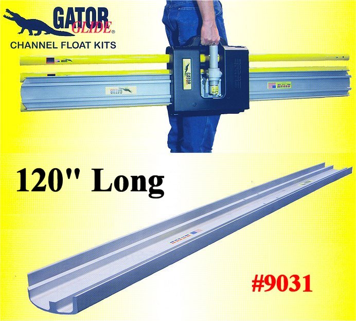 120" GatorTools Magnesium Blade Concrete Channel Float Kit