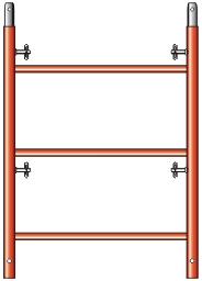 28" X 3'1" Tower Ladder Industrial Contractor Construction Company Equipment Scaffold Jack Portable Scaffolding System Frame