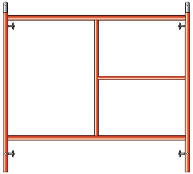 5' X 4'7" Single Ladder Industrial Contractor Construction Company Equipment Scaffold Jack Portable Scaffolding System Frame