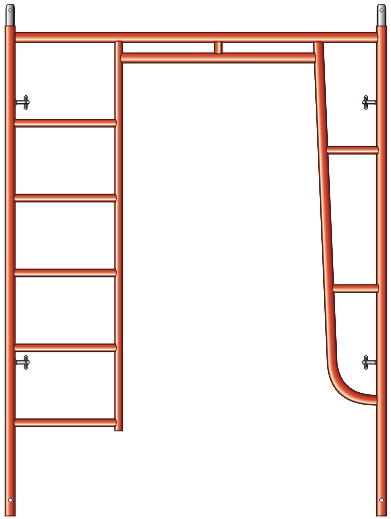 5' X 6'7" Walk Thru Industrial Contractor Construction Company Equipment Scaffold Jack Portable Scaffolding System Frame