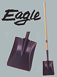 9" x 10-1/2" Square Point Shovel W/46" Handle