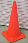 28" Fluorescent Orange Traffic Safety Cone