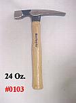 24oz. Bon Tool Wooden Handled Brick Breaking Hammer