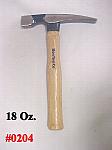 18oz. Bon Tool Brick Hammer - With Wood Handle