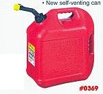 5 U.S. Gallon Gasoline Container