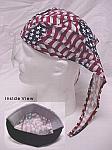 Hot Nougies Doo Hat - Wavy American Flag