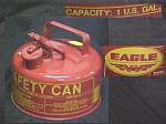 1 U.S. Gallon Eagle Safety Can