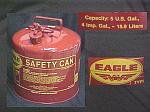 5 U.S. Gallon Eagle Safety Can