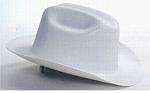 Cowboy Construction Safety Hard Hats - Western Outlaw  White
