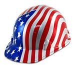 Construction Safety Hard Hats - American Flag