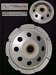 4" Professional Single Row Diamond Cup Grinding Wheel