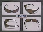 UVEX Bandit Safety Glasses - Black Frame With Espresso Lens