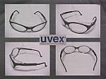 UVEX Bandit Safety Glasses - Black Frame With Clear Lens