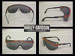 Harley Davidson Black/Orange Frame Glasses W/Gray  Lens