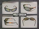 Harley Davidson Cool Safety Sun Glasses W/Gold Mirror Lens