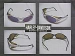 Harley Davidson Cool Safety Sun Glasses W/Silver Mirror Lens