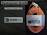 100' - 12 Gauge Contractor Grade Electric Cord