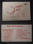Home/Industrial Emergency First Aid Supply Kit W/Contents List