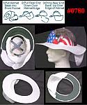 Full Brim Hardhat Sun Exposure Protection Shade Extension