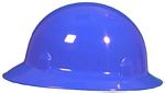 Full Brim Jackson Block Head Safety Plastic Hard Hats - Blue