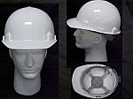 Hard Hat With Ratchet Suspension System - White