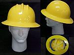 Full Brim Hard Hat With Ratchet Suspension System - Yellow