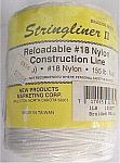 1000' Braided Nylon Construction Line - White