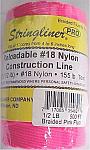 500' Braided Nylon Construction Line - Fluorescent Pink