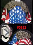 Fibre Metal Cap Style American Flag & Eagle Safety Hard Hat