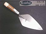 10" London Pattern Brick Trowel With Leather Handle