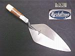 11.5" London Pattern Brick Trowel With Leather Handle