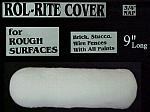 9" Roller Cover For Rough Surface - 3/4" NAP