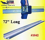 72" GatorTools Magnesium Blade Concrete Channel Float Kit