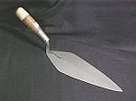 11" Narrow London Pattern Brick Trowel With Leather Handle