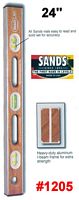 24" Sand's Professional Mahogany I-Beam Level