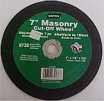 7" Norton Abrasive Masonry Cut-Off Wheel - 7" x 1/8" x DM