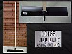 19-1/2" x 4" Steel Concrete Kumalong® With Hook