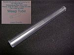 Round Plastic Weep Tube 3/8" x  4" Long