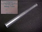 Round Plastic Weep Tube 3/8" x 4" Long