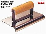 6" x 2-1/2" Sidewalk Edger - Radius 1/4", Lip 3/8"