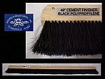 48" Black Poly Concrete Finishing Brush