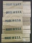 Masonry Construction Short Wooden Line Blocks - 10 Pack