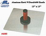 13" x 13" Marshalltown Aluminum Hawk W/DuraSoft Handle