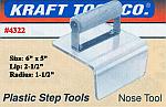 6" x 5" Plastic Nose Step Tool With 1-1/2" Radius & 2-1/2" Lip